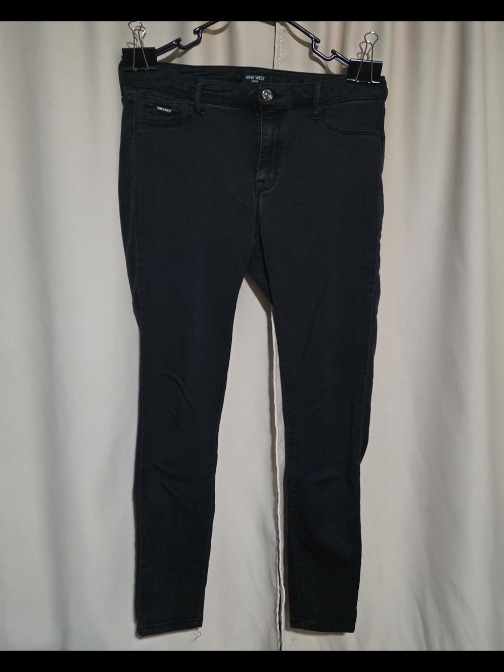 Nine West Black Slim Stretch Jeggings
